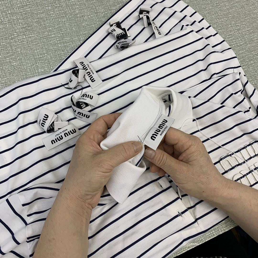 Other Miu Stripe Polo - Image 8