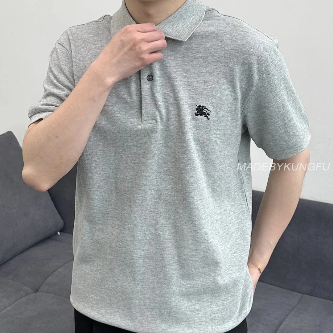 【A+ Item ID 8295 Burb3Rry-BBR-2021Ss- Classic (Plaid Collar Polo Short Sleeves Small)