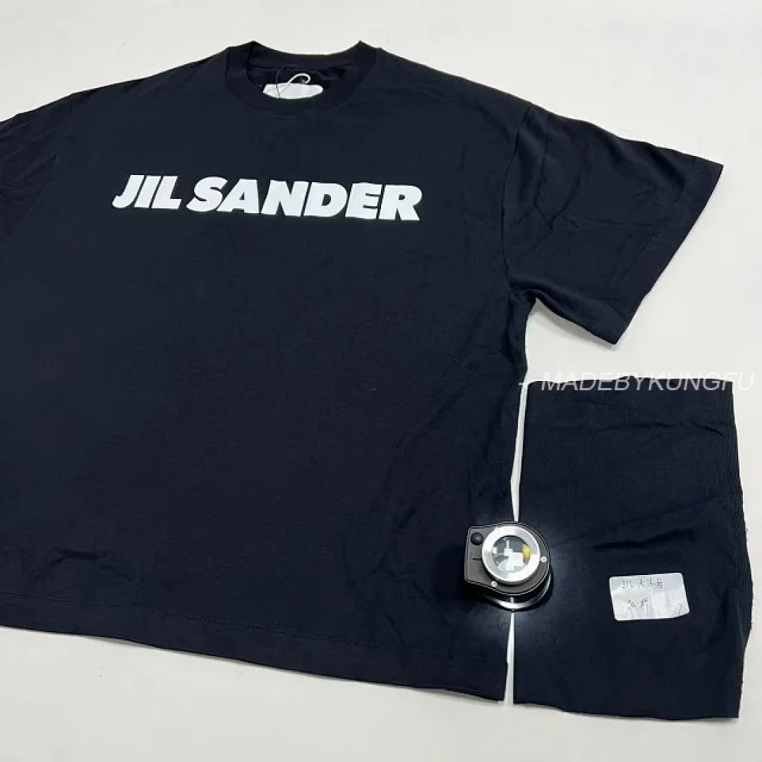 【A+ Item ID 9029 JIL SANDER Flat Bottom Round Neck Short Sleeve T-Shirt Loose Fit - Image 17