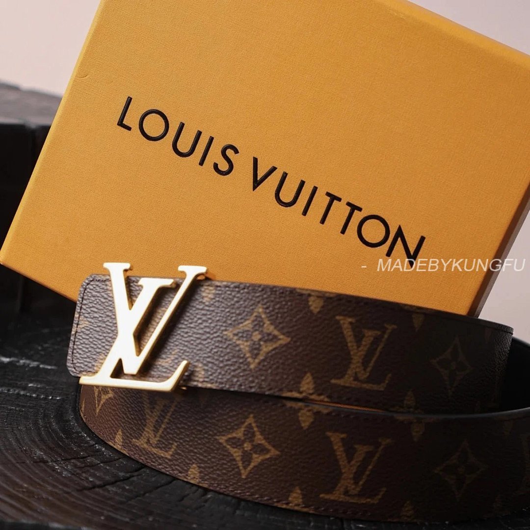 【A+ Item ID 8398 Haute Couture (Classic Brown Floral Belt -4Cm Width Coated Leathe)