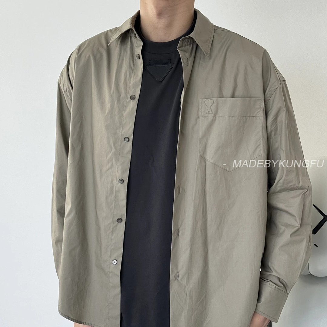 【A+ Item ID 8211 Ami-“40 Tencel Imitation Plain Weave ” Solid Color Loose Long Sleeve S - Image 31