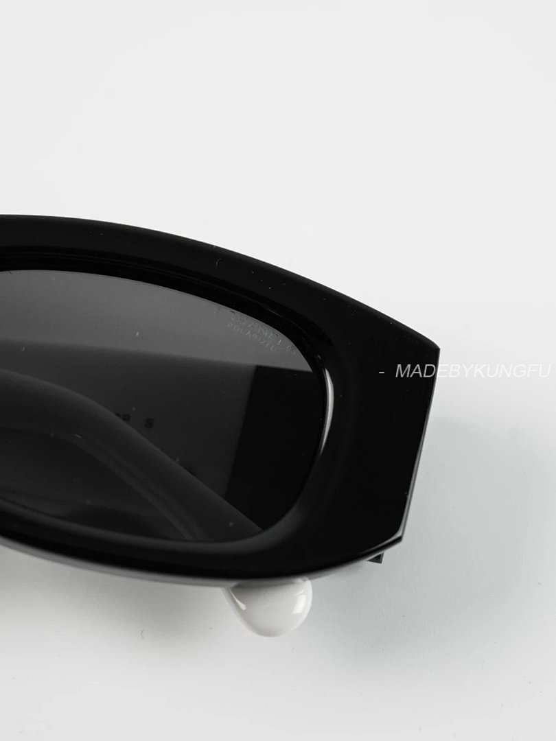 【A+ Item ID 8415 Xiaoxiang 5525 Glasses _Adjustable Degree_ Leg Logo Irregular Sunglass - Image 10