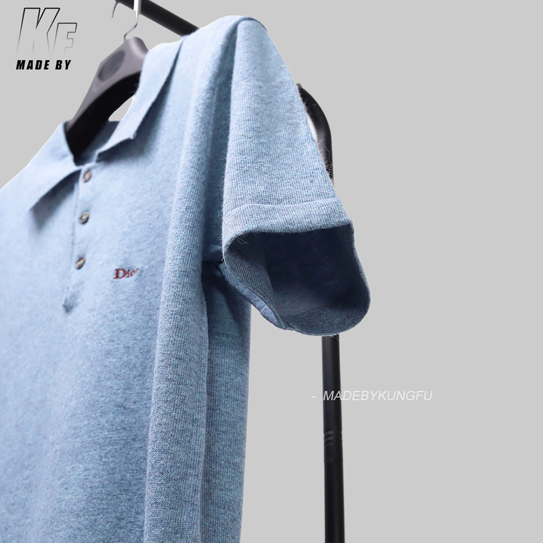 Other Or Wool Blended Knitted Polo Shirt - Image 17