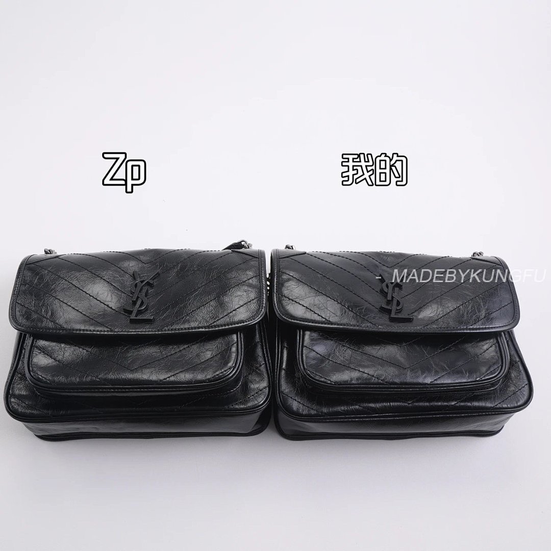 【A+ Item ID 8515 Yevs-SL-YS1- Classic -NIKI- Flip Chain Bag (Silver Black Label) - Image 40