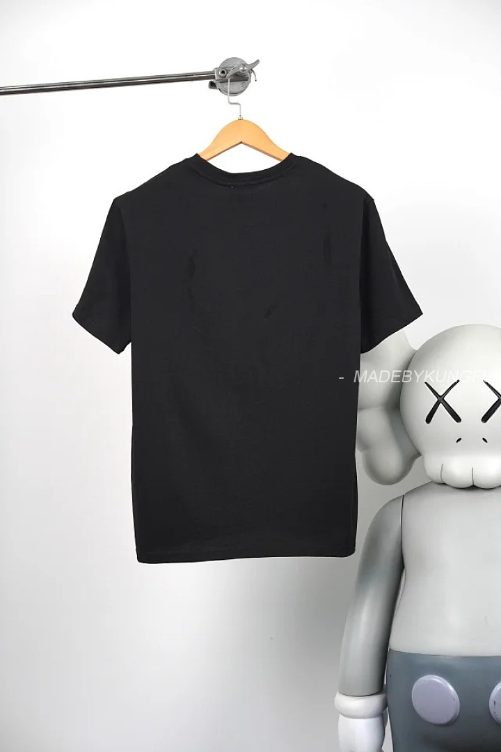【A+ Item ID 9035 Mon X RocNation Collaboration Solid Color Left Chest Logo Short Sleeved T-Shirt - Image 30