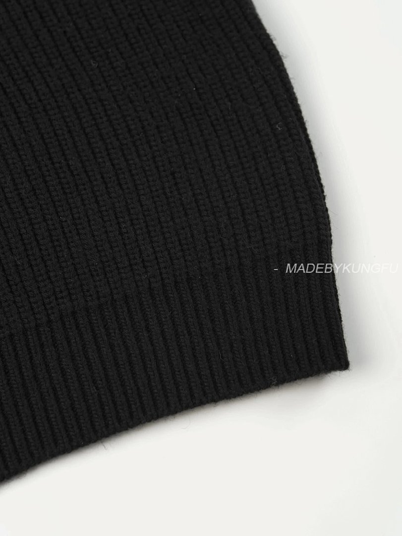 【A+ Item ID 8255 CEL1NE- Ribbing “ Wool Blend ” Turtleneck Long Sleeve Sweater (Same S) - Image 4