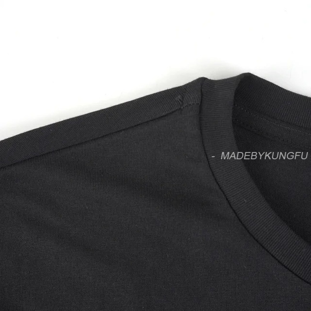 【A+ Item ID 9039 Mon Basic Black And White Gray Short Sleeved Custom Logo Solid Color Round Neck Sh - Image 18
