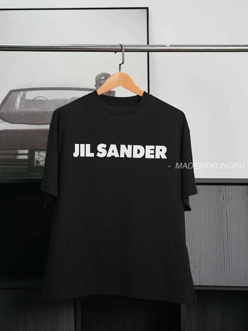 【A+ Item ID 9029 JIL SANDER Flat Bottom Round Neck Short Sleeve T-Shirt Loose Fit - Image 40