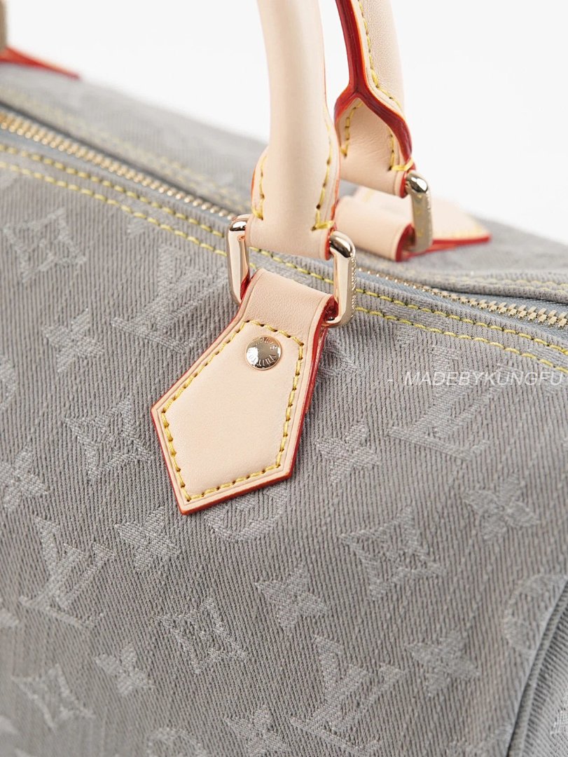 【A+ Item ID 8509 Speedy-Soft-30- Gray Denim Removable Leather Tag (Hardware Acce) - Image 14