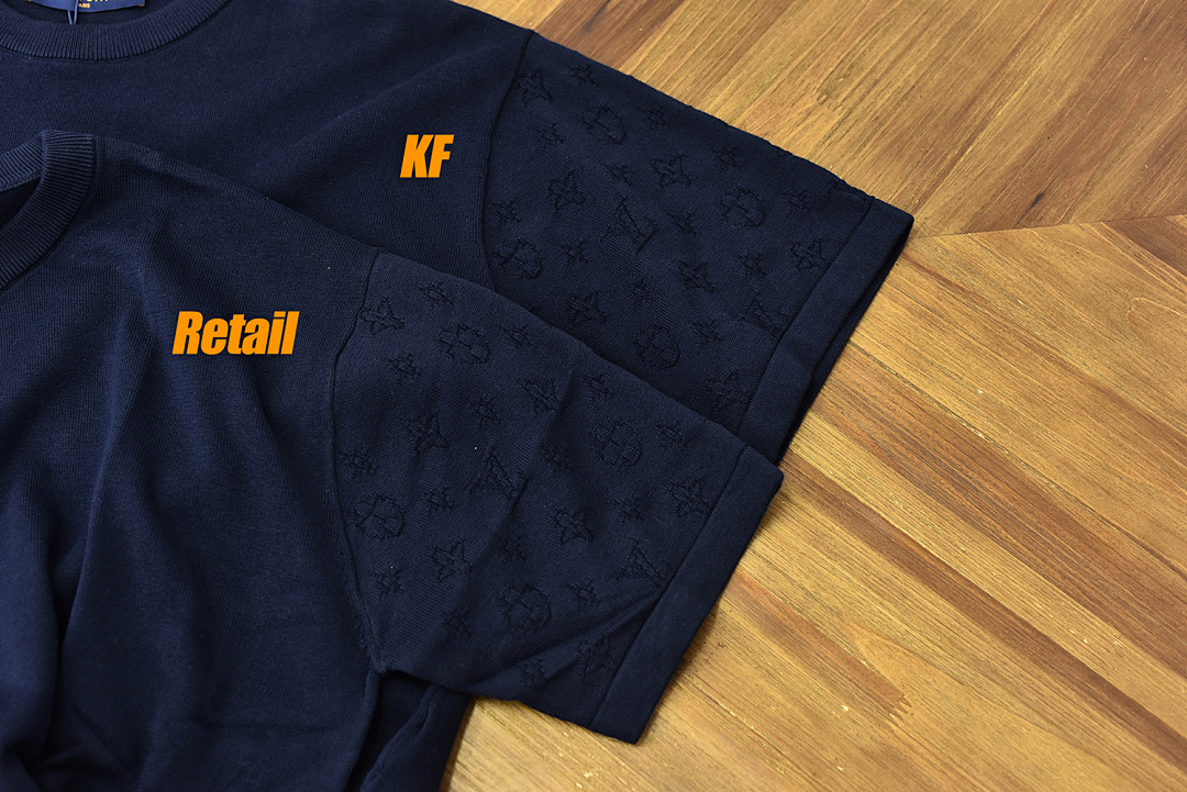 Other 1V Knit Sleeve Jacquard Tee - Image 25