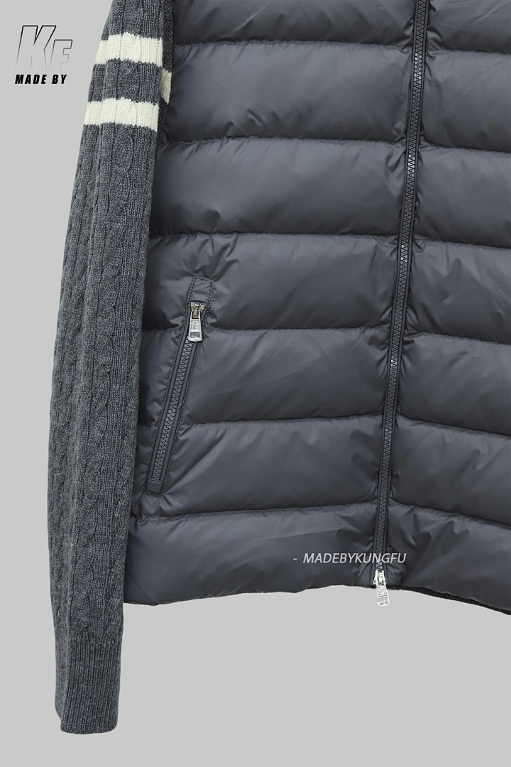 Other Mon Padded Corduroy Wool Cardigan (Grey) - Image 18
