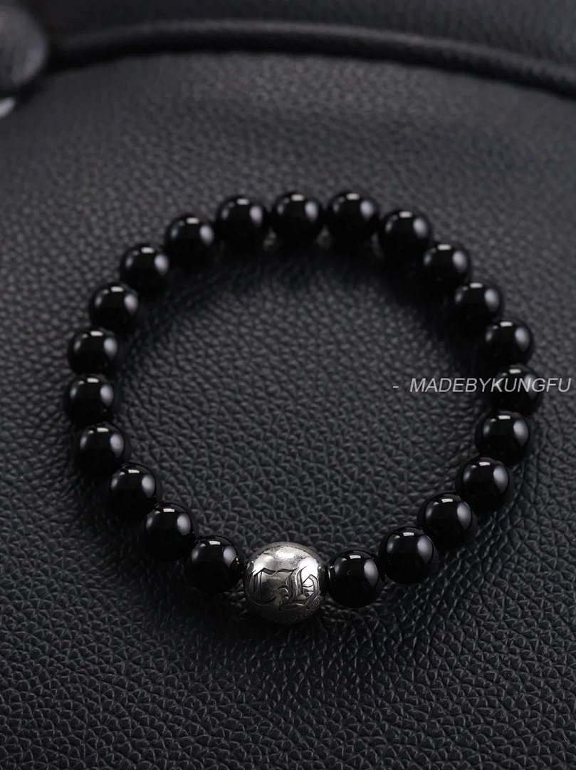 【A+ Item ID 8385 Two New Colors Added -Chrome-Hearts-CH- Crow Heart (Gemstone Bracelet) - Image 11