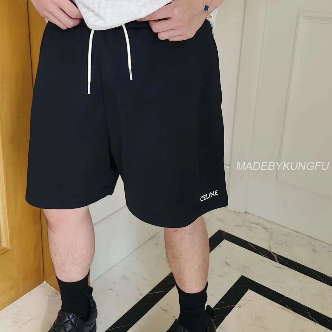 【A+ Item ID 8234 CEL1NE-Celin-2022Ss-Side Woven Shorts (Customized 100% High-Density P)