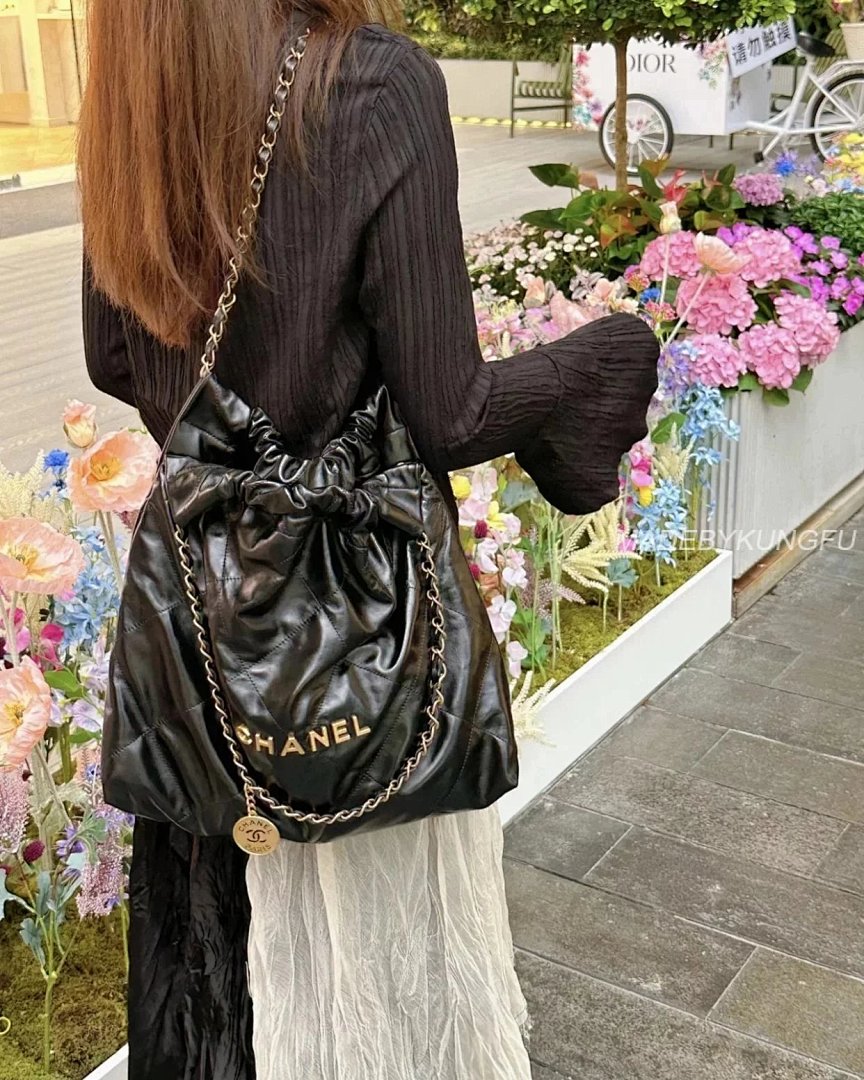 【A+ Item ID 8496 Luxury Garbage Bag -CHANE1- Medieval Goods (Chanel -Vintage- S) - Image 32