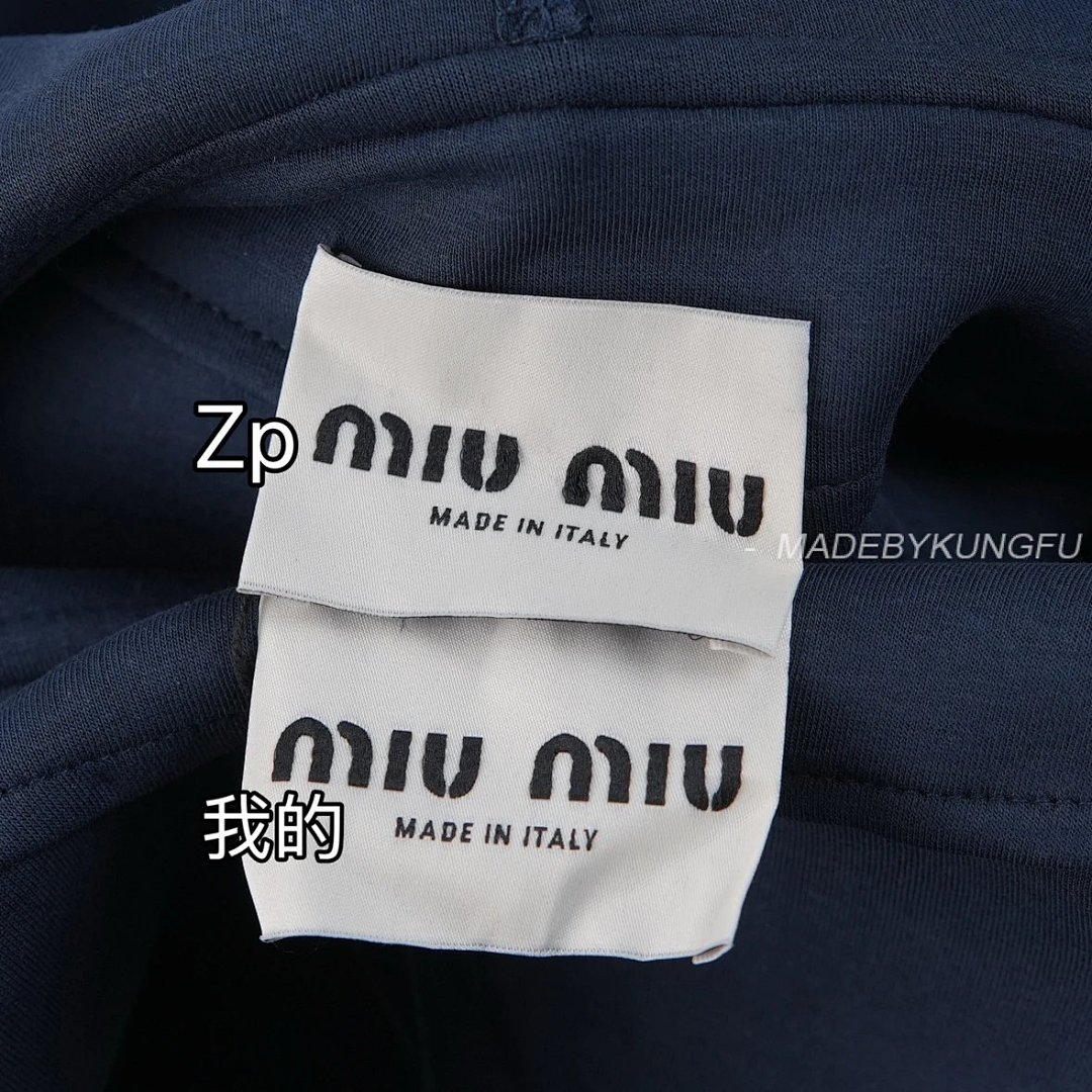【A+ Item ID 8044 Miu SS24- Custom Hardware (Letter Logo Printed Zip Hooded Long-Sl) - Image 13