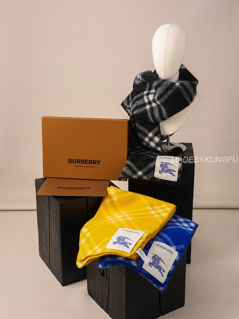 【A+ Item ID 8526 Burberr＊-BBR-2024FW New Style (Twill Wool Scarf -100% Australian) - Image 45