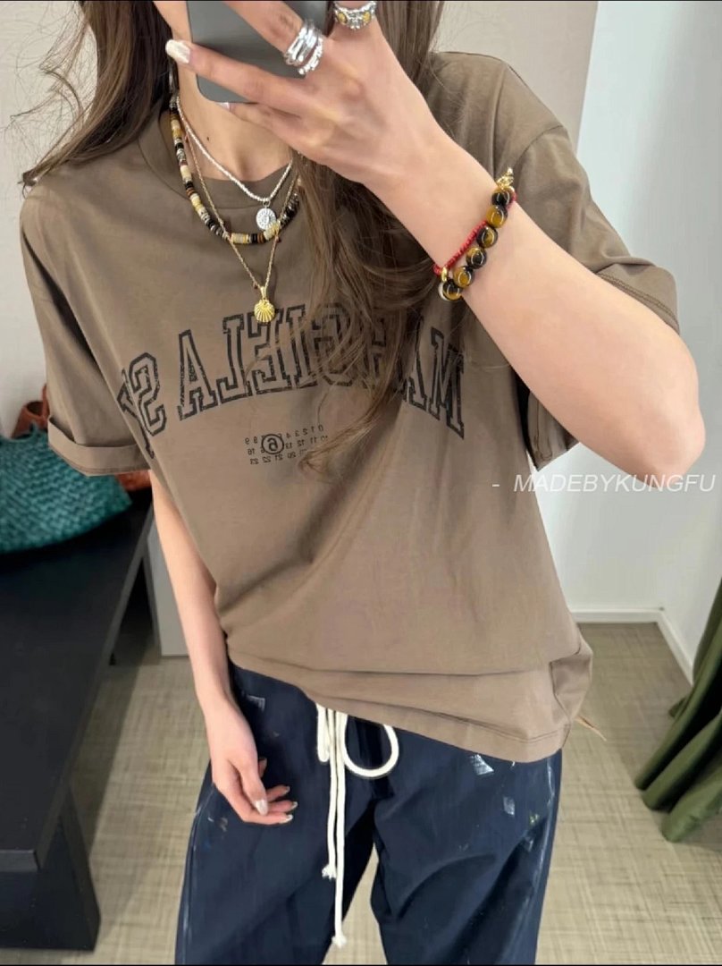 【A+ Item ID 8325 Magira SS25-6 Printed Straight Tube Round Neck Short Sleeved Shirt _Fi - Image 33