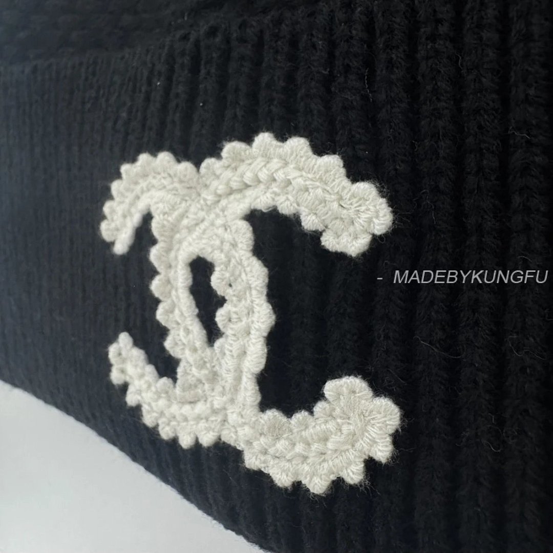 【A+ Item ID 8418 Xiaoxiang Embroidered Logo Knitted _Wool And Cashmere Blended_ Woolen - Image 25