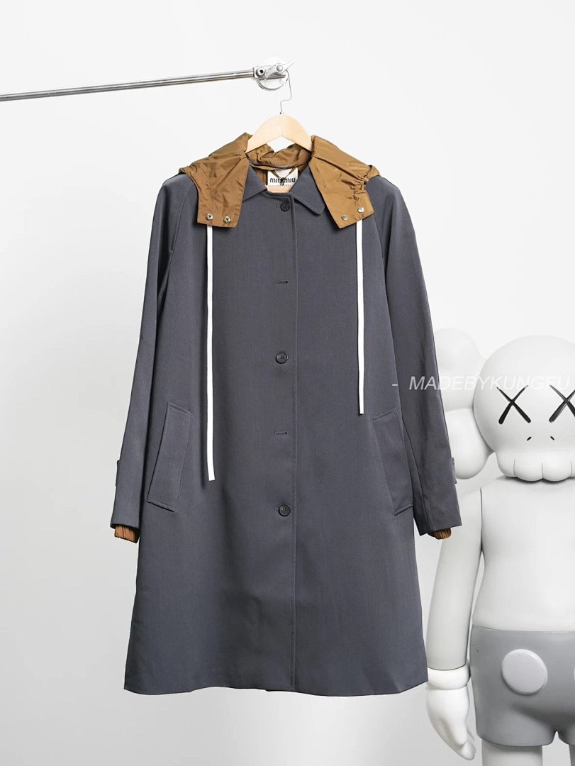 【A+ Item ID 8132 Miu (Single-Breasted High-Tech Puffer Coat -“60％ Mohair ➕40% Wool) - Image 18