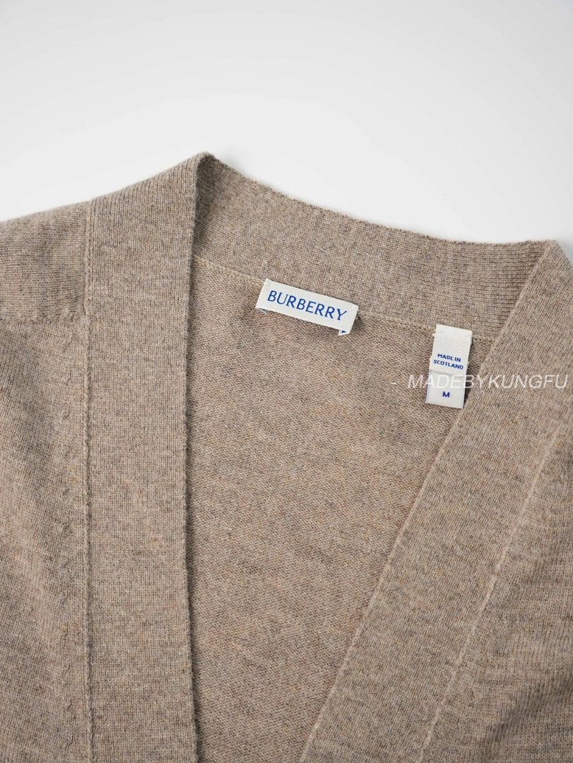 【A+ Item ID 8251 BBR Embroidered Signature Sweater Cardigan _97% Cashmere ➕ 3% Polyeste - Image 11