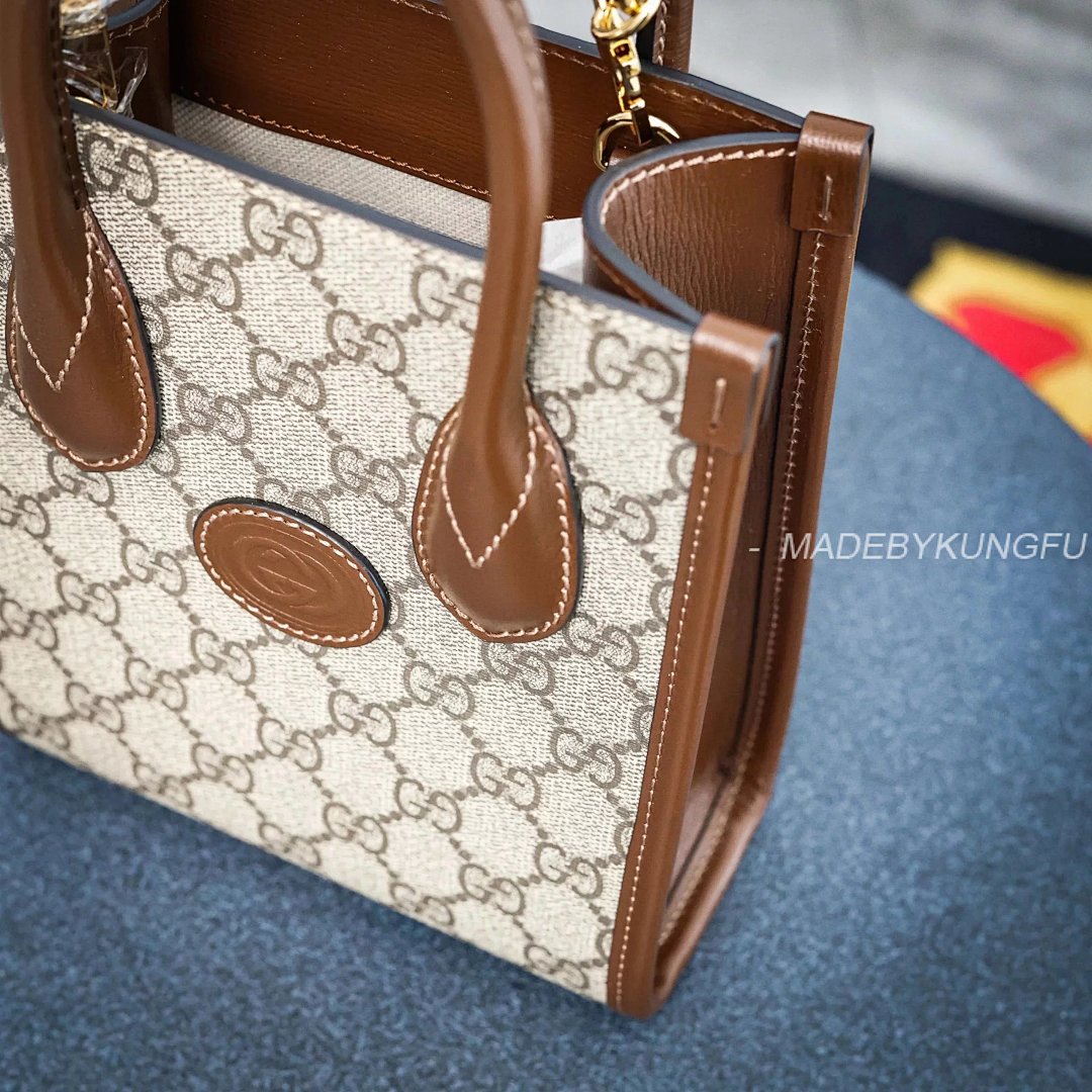 【A+ Item ID 8480 GUCCI GG-Retro Series Decorated With Interlocking Pairs G Mini T - Image 21