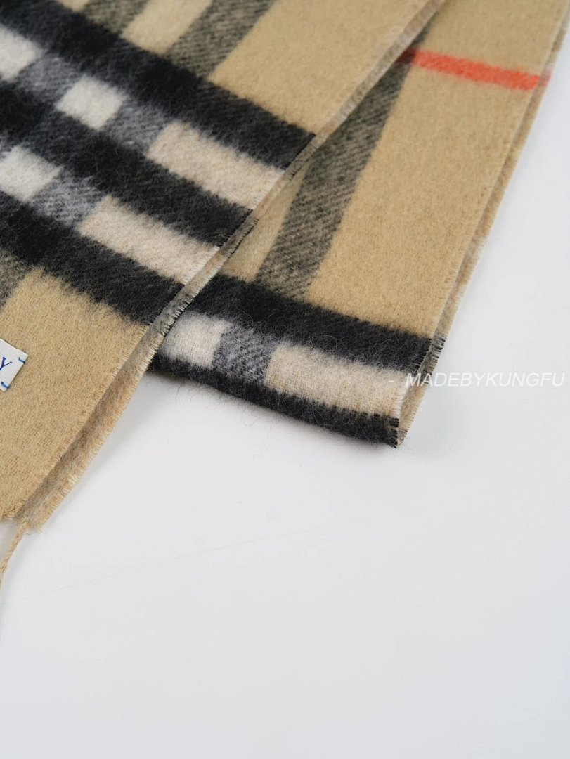 【A+ Item ID 8525 BBR Wool And Cashmere Blend (Striped Mesh Decorative Scarf F) - Image 5