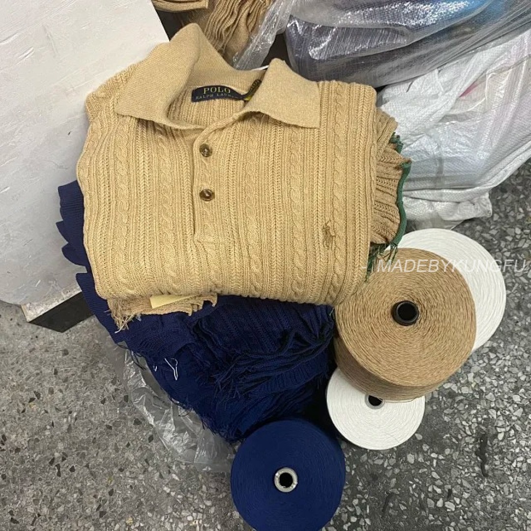【A+ Item ID 9030 Ralph Fried Dough Twists Knitted Embroidered Pony Short Sleeve Pullover Polo Shirt - Image 17