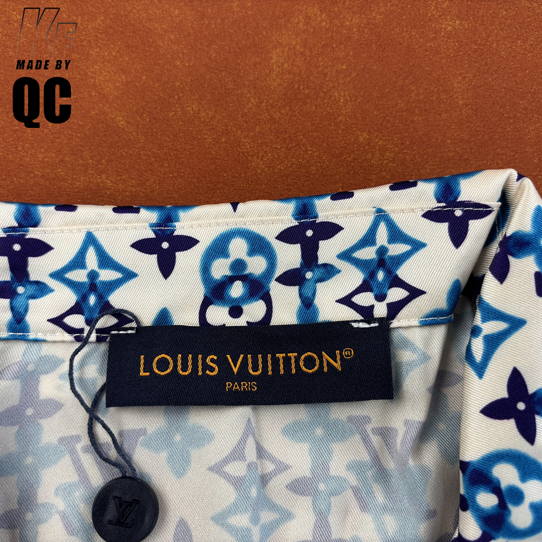 Other 1V Mulberry Silk Blended Cuban Collar Shirt - Image 20