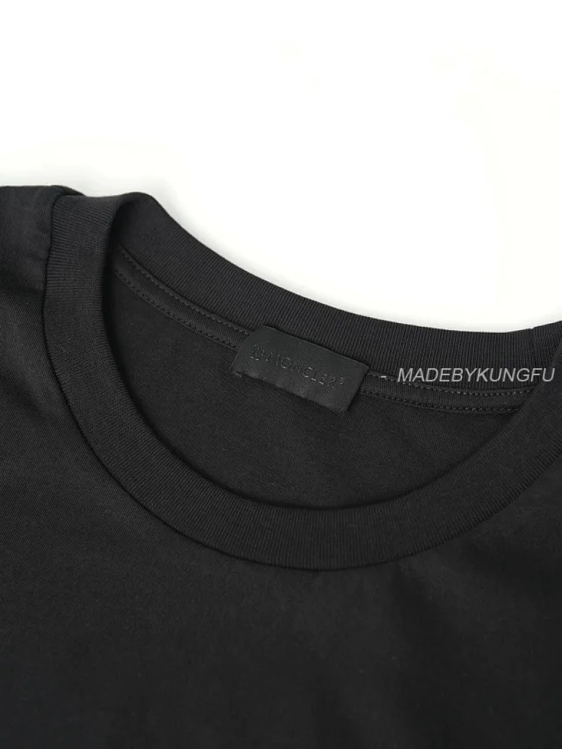 【A+ Item ID 9048 Mon Customized Logo Imported Hot Stamping Material Cotton Jensen Knitted Roun - Image 36