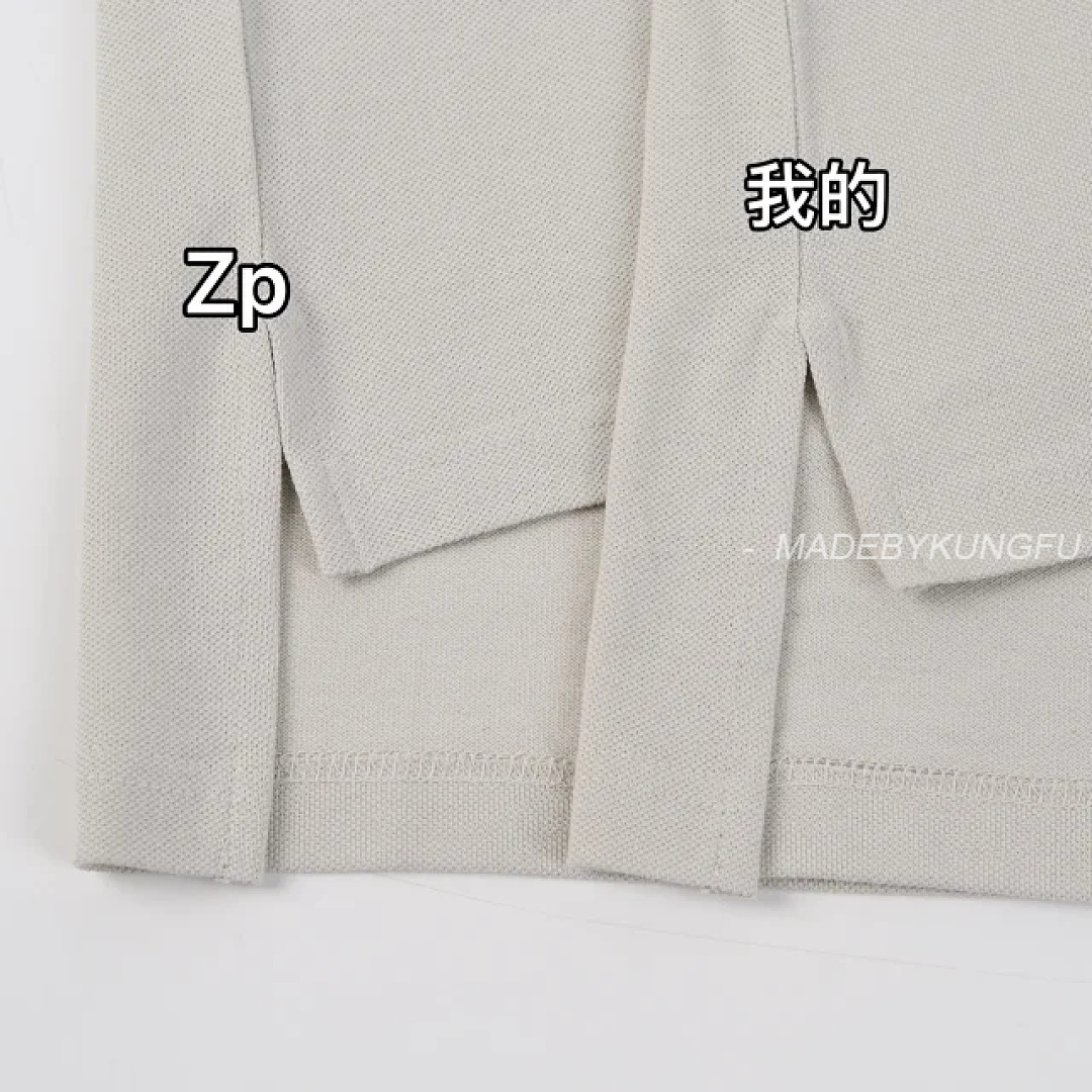 【A+ Item ID 9045 PRA Breathable Vermilion Logo Embroidered Button Slim Fit Short Sleeved Polo Shirt - Image 29