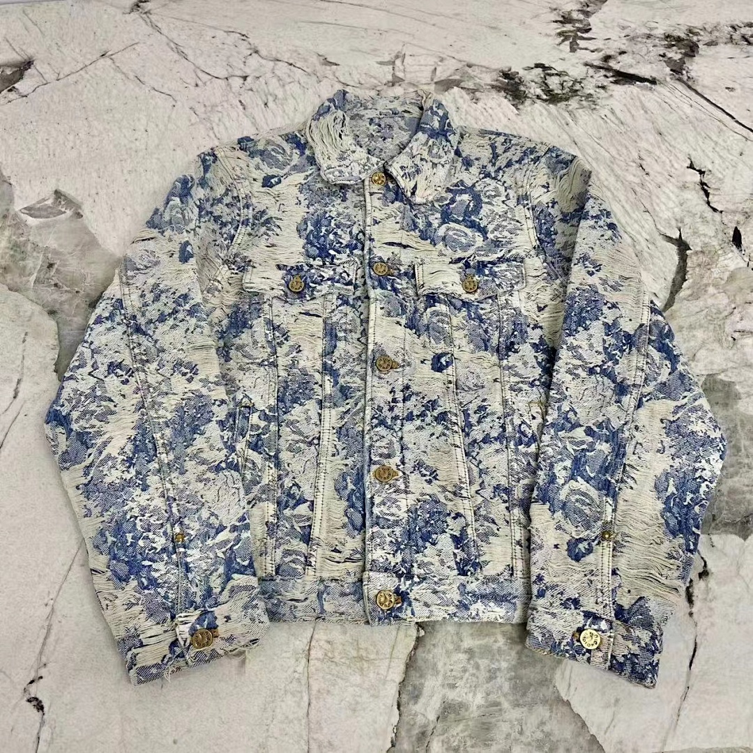 Other LV FW22 Flower Denim Jacket (629YUAN) - Image 15