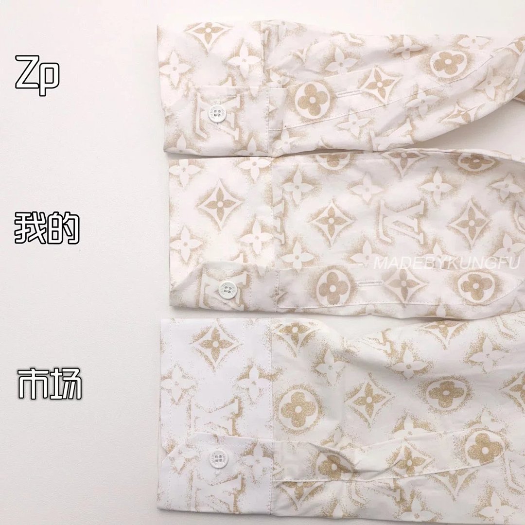 【A+ Item ID 8209 Advanced Customization -2023Ss All Over Print Old Flower Shirt (Gold) - Image 28