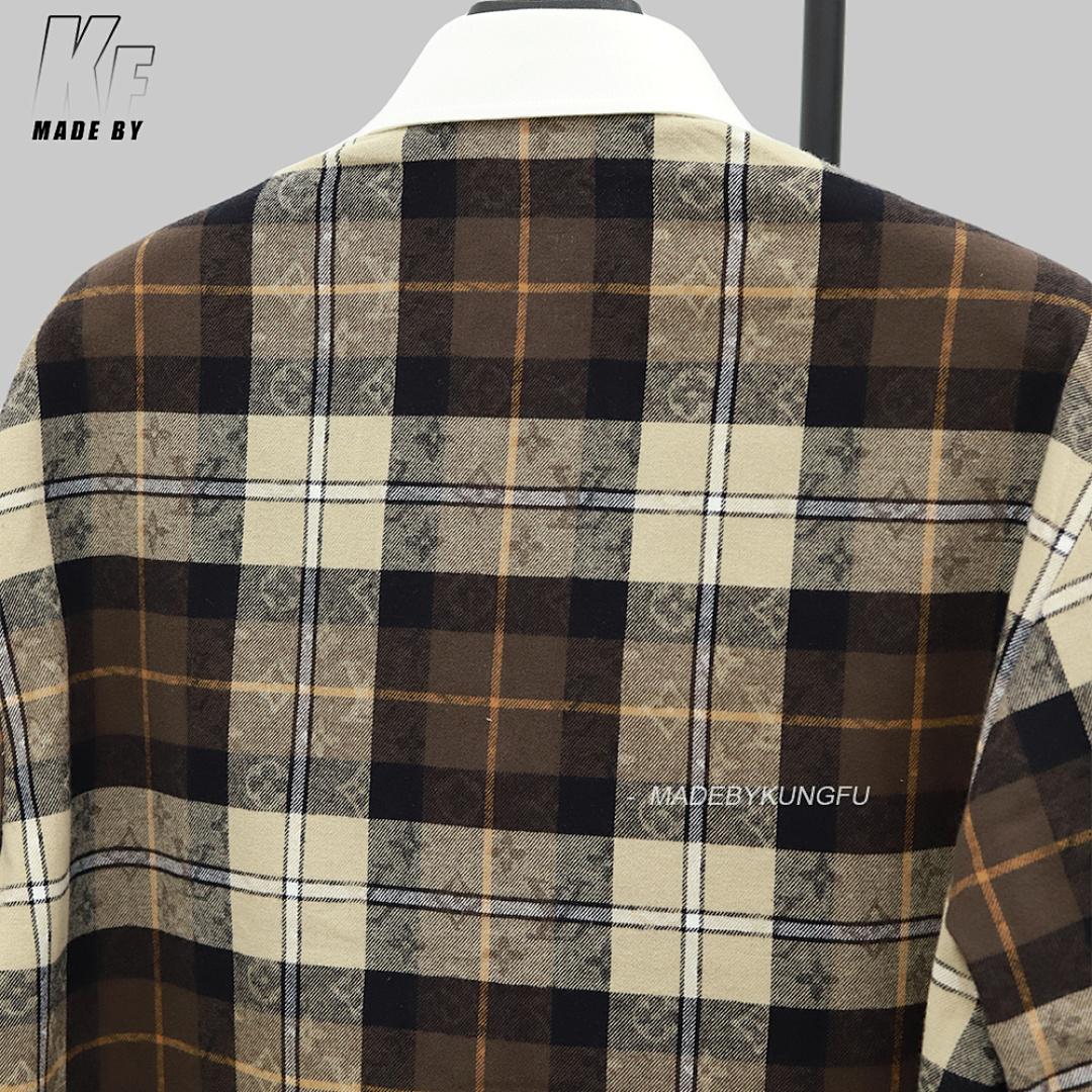 Christian Louboutin 1V Checkered Printed Polo Shirt - Image 13