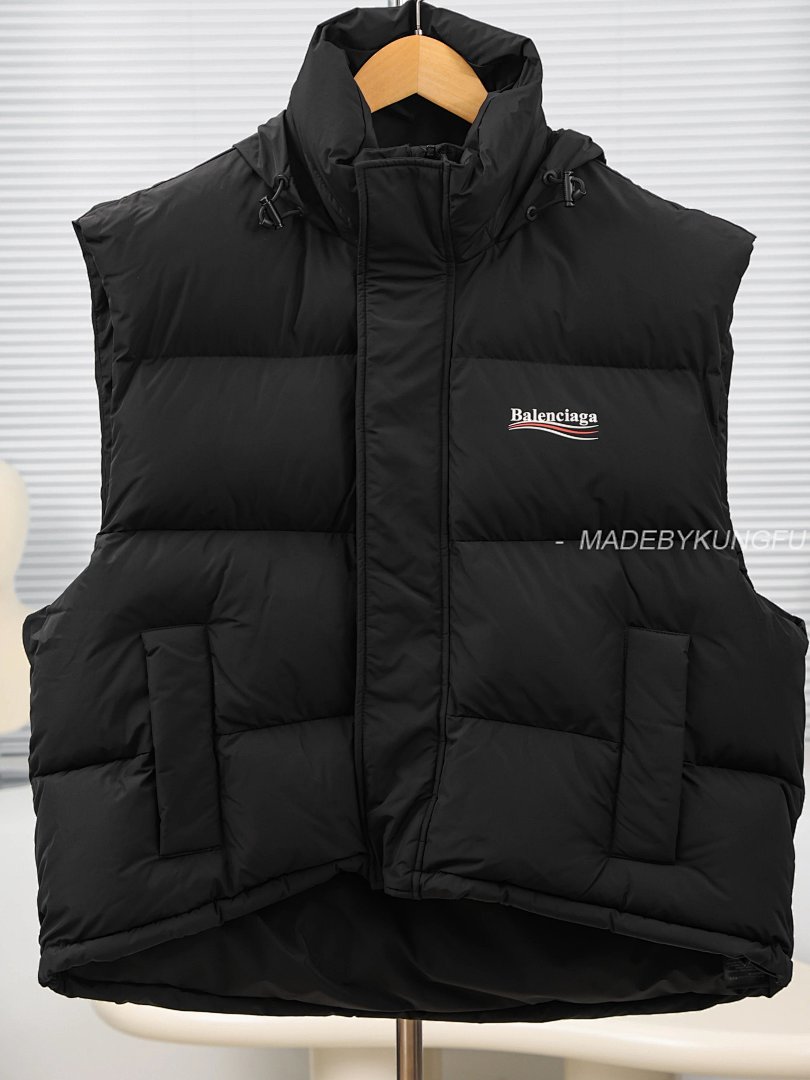 【A+ Item ID 8103 Balenci@Ga- Paris (Cola Wave Series Down Cotton Jacket Vest Dow) - Image 22
