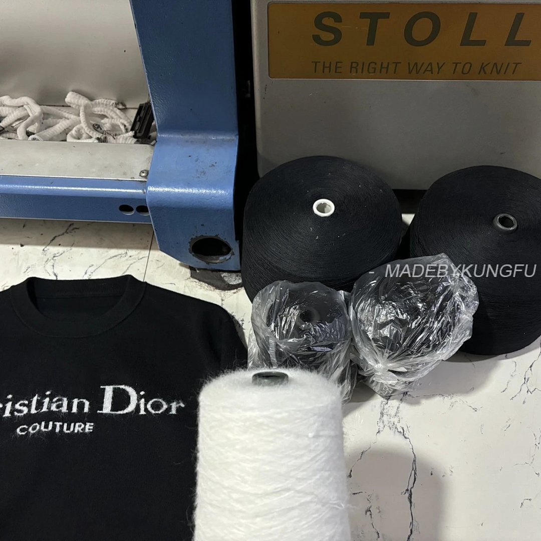 【A+ Item ID 8257 D10R-D Home -2024Ss- Letter Logo- Mohair Knitted Sweater (Air Laminat) - Image 41