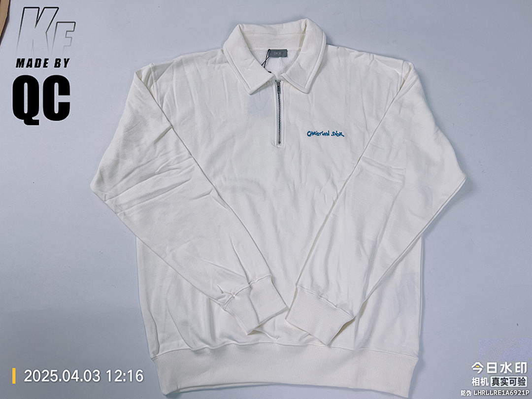 Christian Louboutin Or 1/4 Zip Polo - Image 20