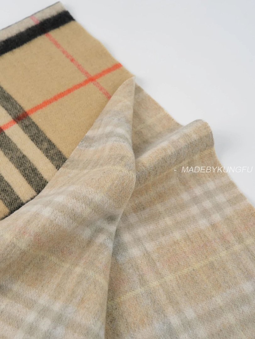 【A+ Item ID 8525 BBR Wool And Cashmere Blend (Striped Mesh Decorative Scarf F) - Image 4