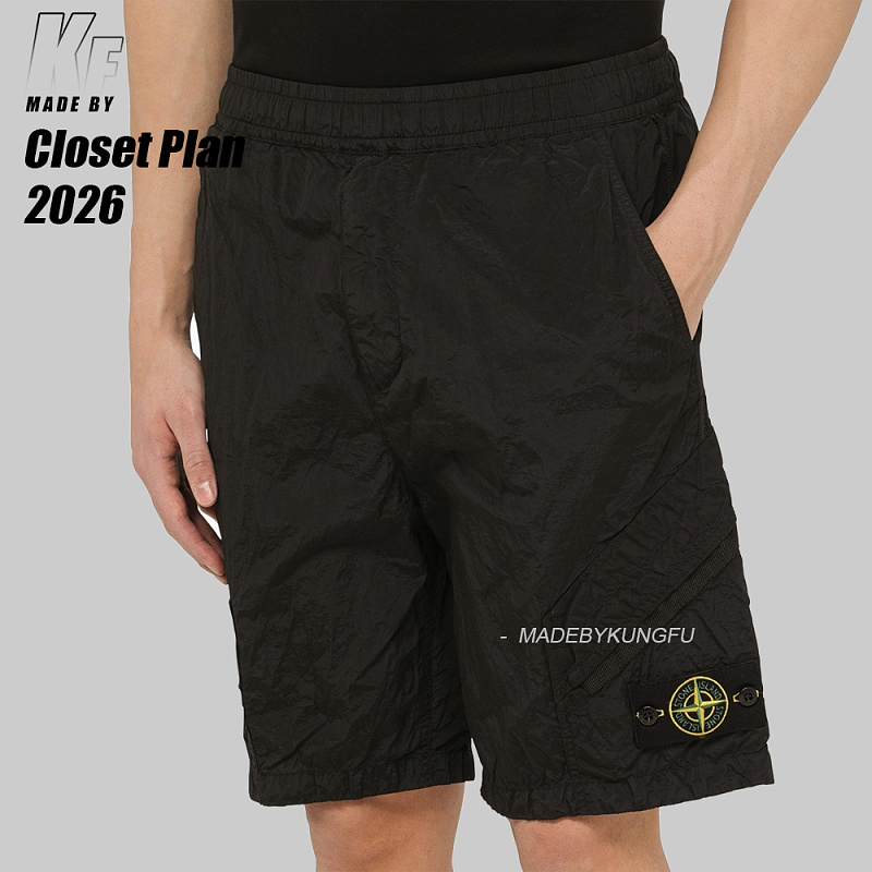 Christian Louboutin SI Metal Nylon Pleated Shorts, photo 1