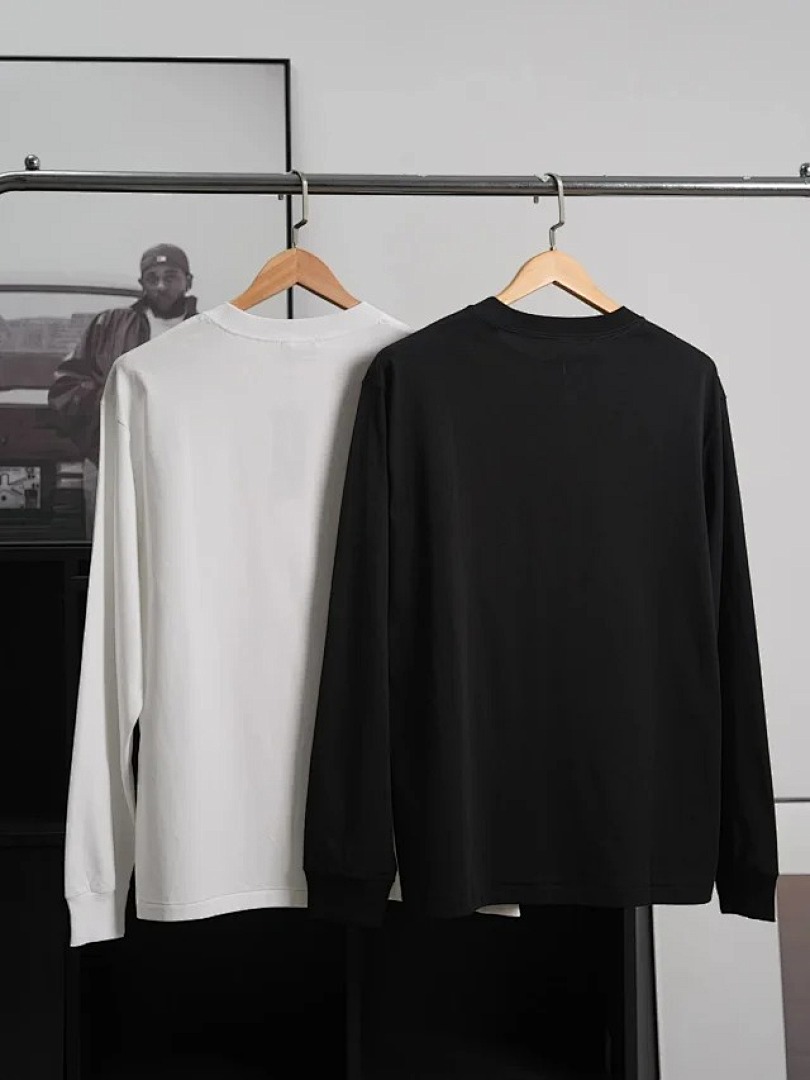 【A+ Item ID 9008 CD Flat Knit Long Sleeved T-Shirt - Image 29