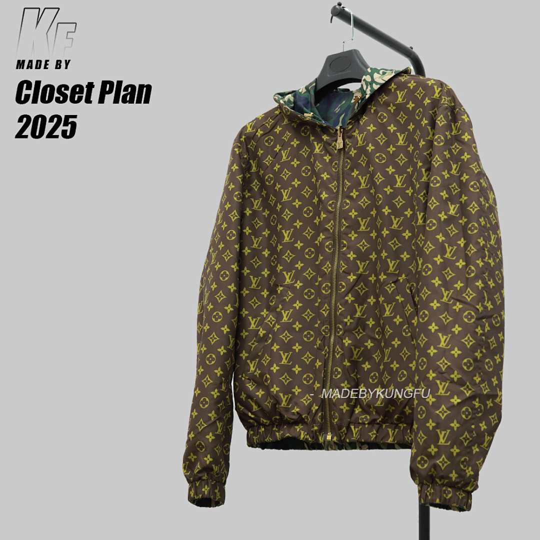 Christian Louboutin 1V Camouflage Reversible Windbreaker - Image 33