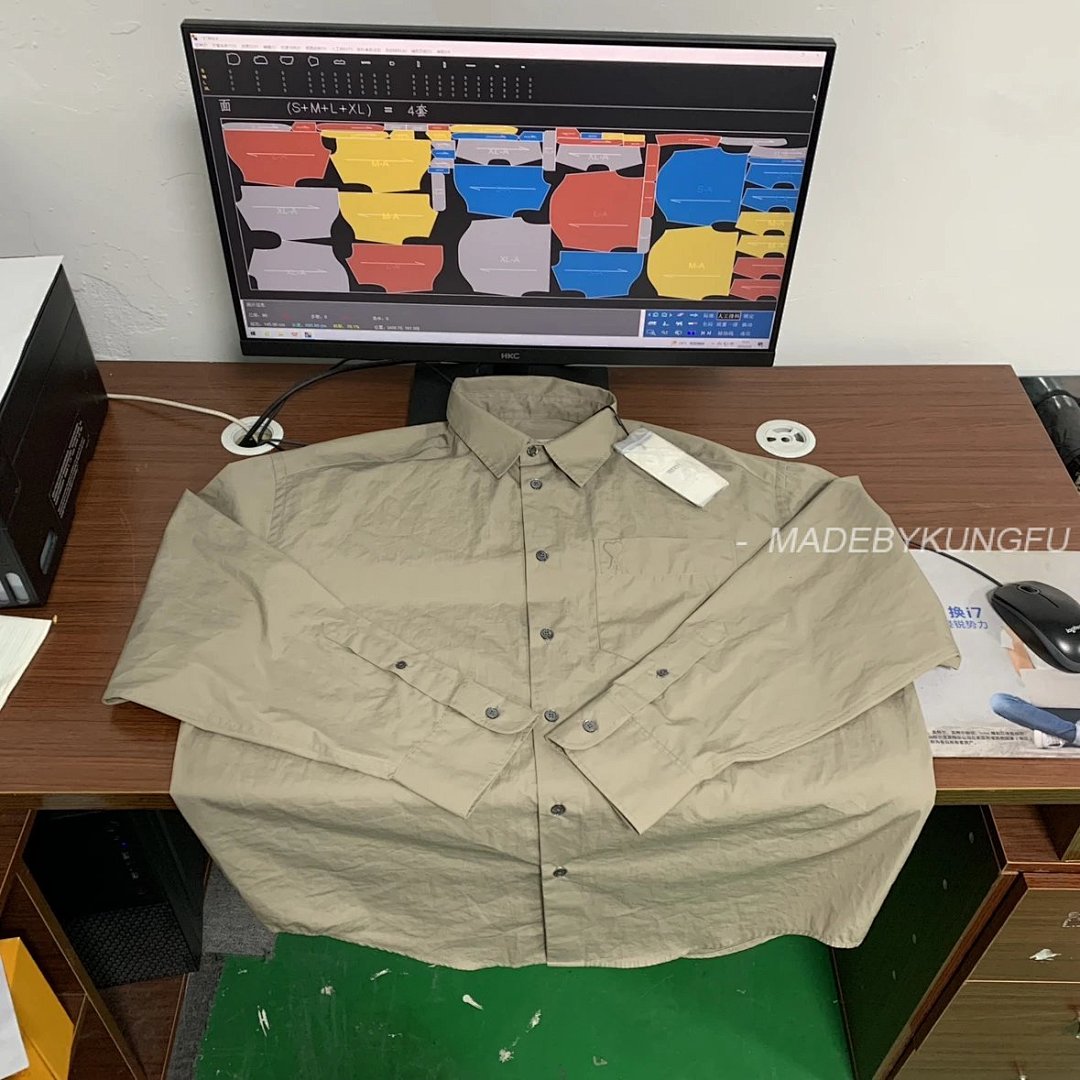 【A+ Item ID 8211 Ami-“40 Tencel Imitation Plain Weave ” Solid Color Loose Long Sleeve S - Image 41