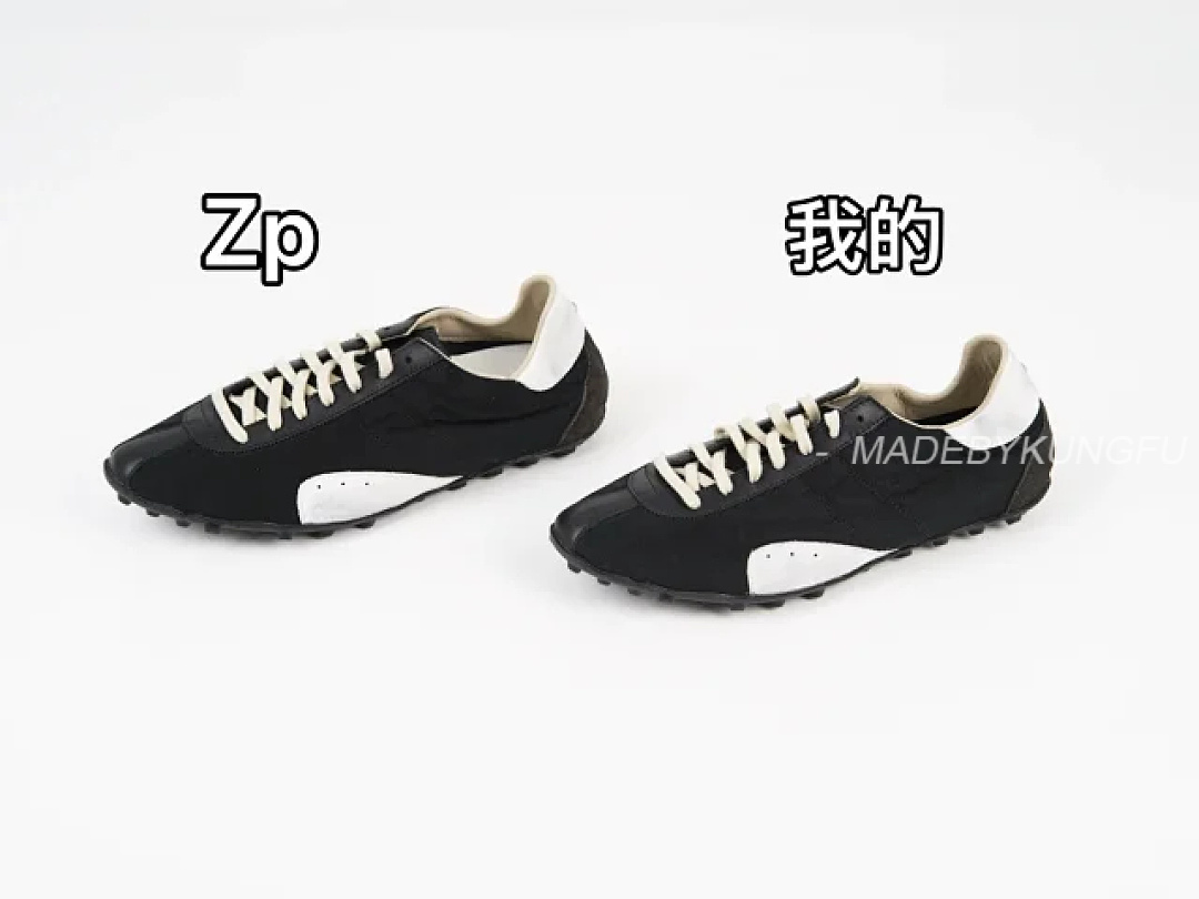【A+ Item ID 9090 Maison Margiela Sprinters Calf Leather Studded Contrasting Round Toe Lace Up Low C - Image 40