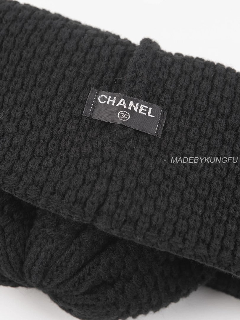 【A+ Item ID 8418 Xiaoxiang Embroidered Logo Knitted _Wool And Cashmere Blended_ Woolen - Image 3