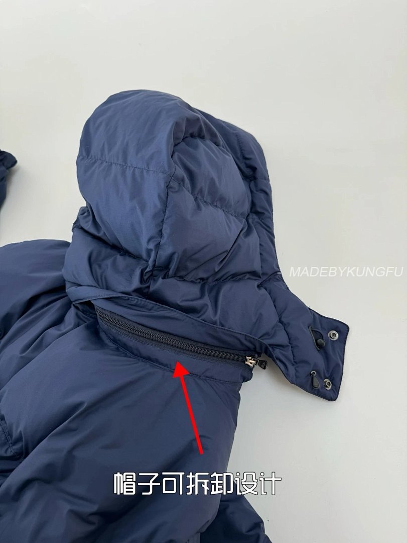 【A+ Item ID 8133 Raff FW24 Solid Color Down Jacket “80 White Duck ” Zipper Hooded - Image 38