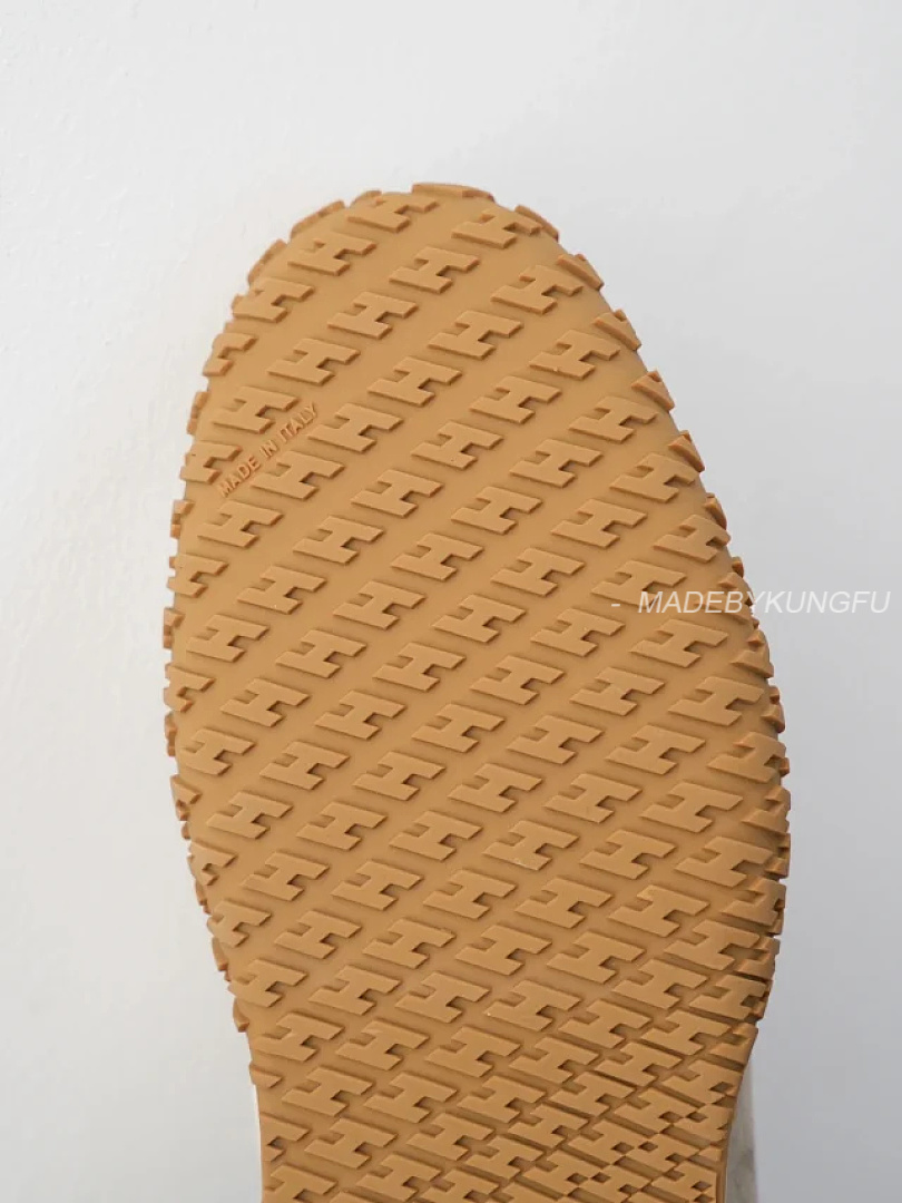 【A+ Item ID 9067 Hermes Sheepskin Vegetable Tanning Round Head Strap German Training Shoes Low Top - Image 26