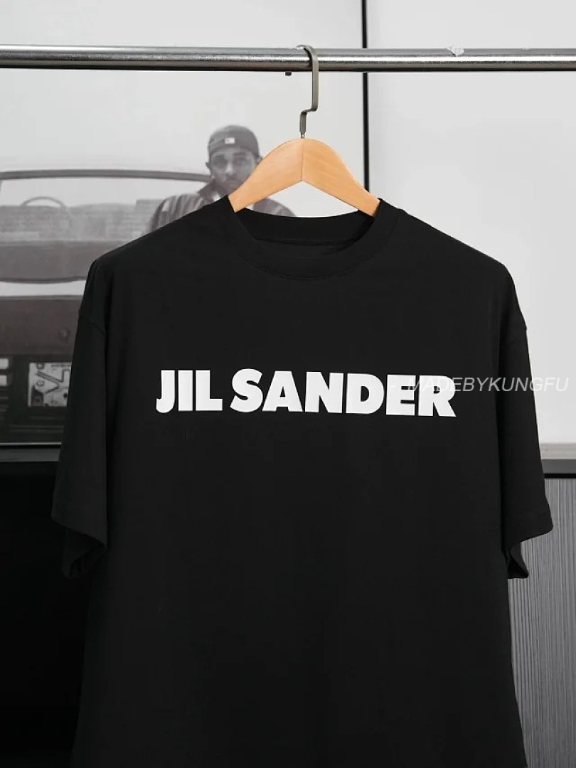 【A+ Item ID 9029 JIL SANDER Flat Bottom Round Neck Short Sleeve T-Shirt Loose Fit - Image 39
