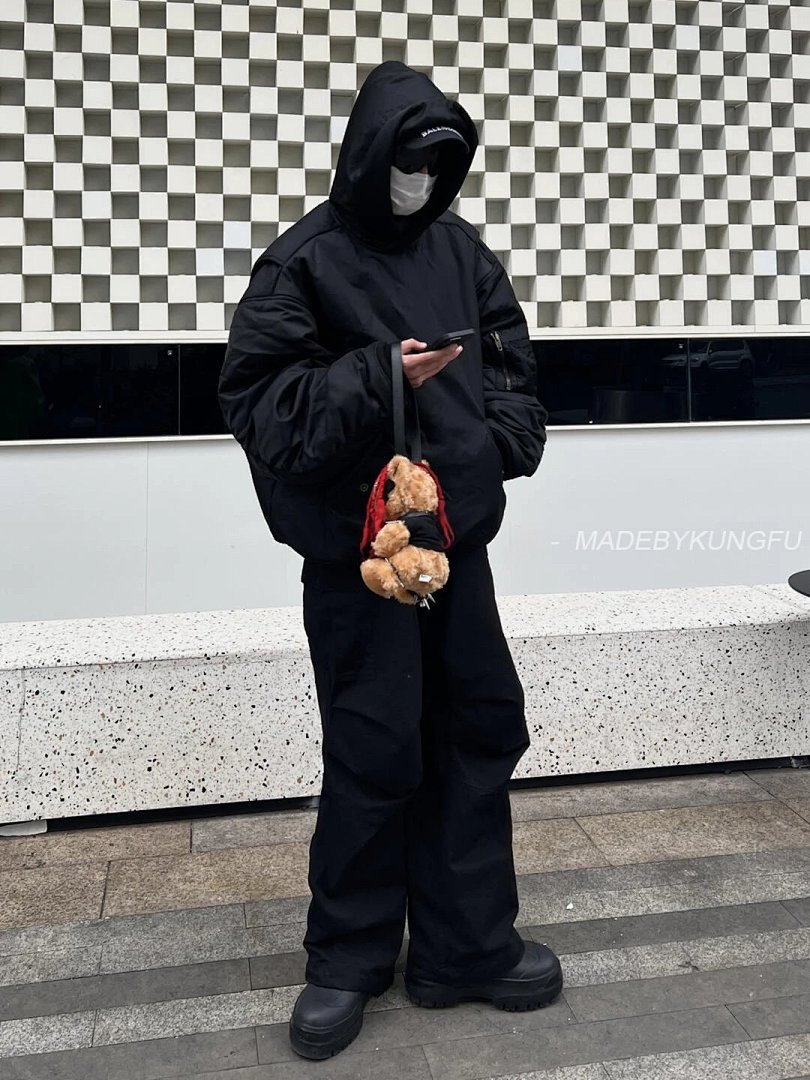 【A+ Item ID 8104 Balenci@Ga- Paris -2022Ss- Strongest Bomber Cotton Clothes (Oversized) - Image 39