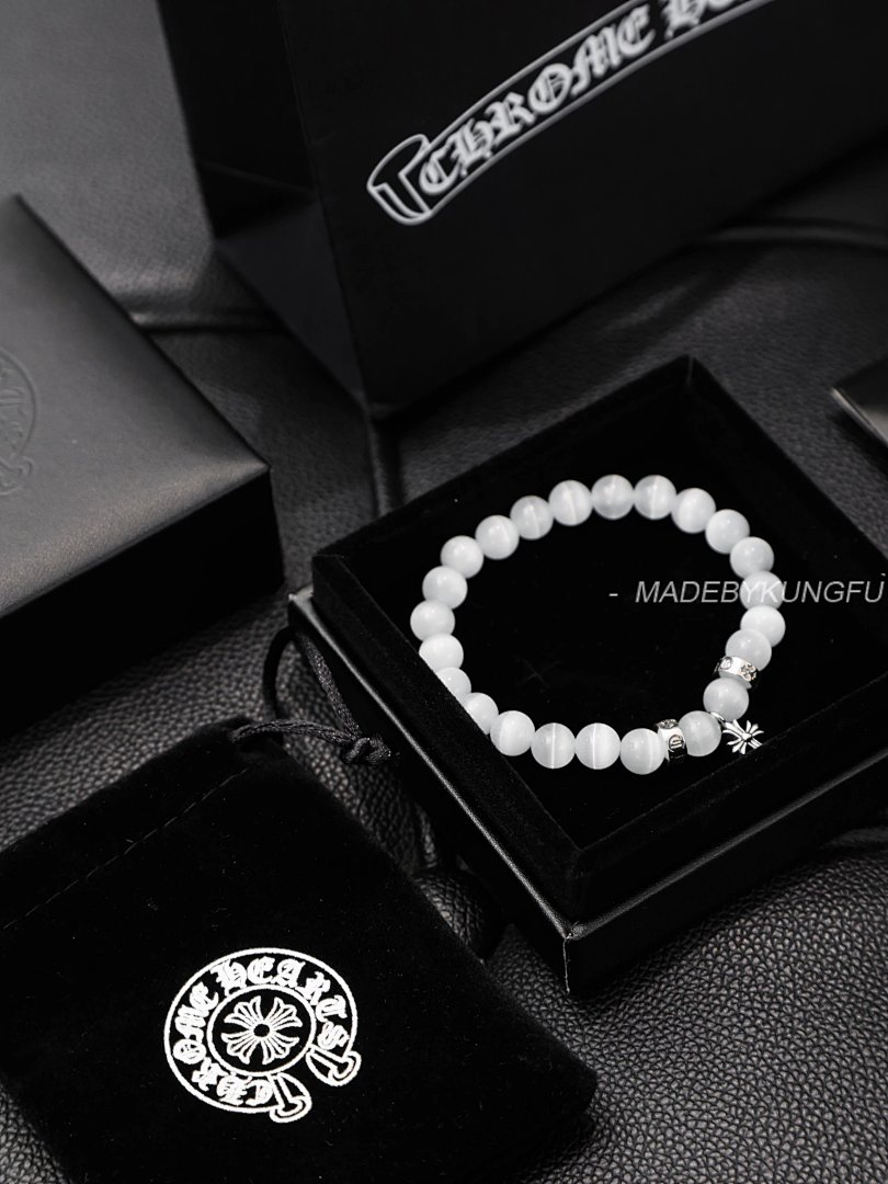 【A+ Item ID 8374 Chrome-Hearts- Crow Heart (Classic Opal Bracelet Sterling Silver) - Image 15