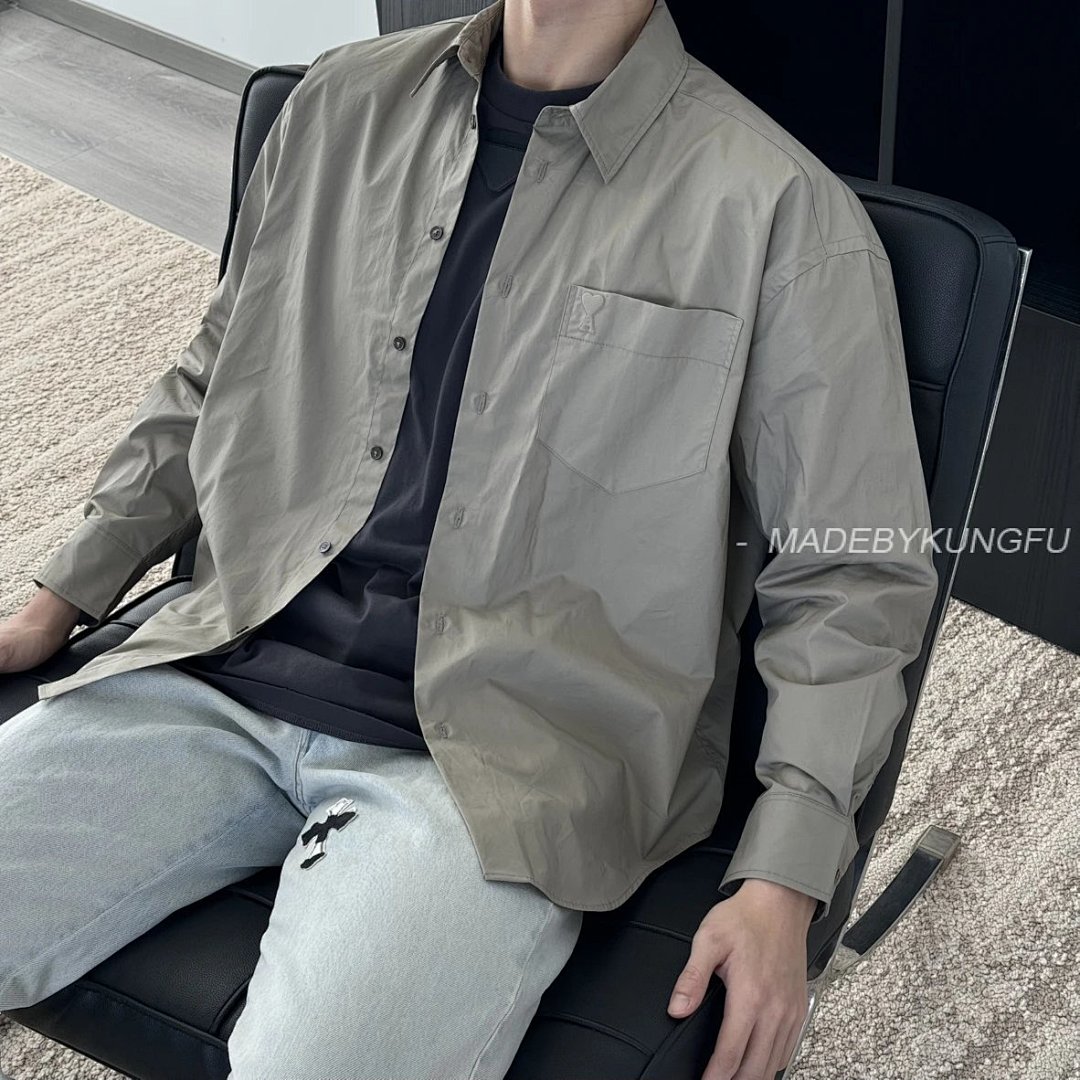 【A+ Item ID 8211 Ami-“40 Tencel Imitation Plain Weave ” Solid Color Loose Long Sleeve S - Image 27