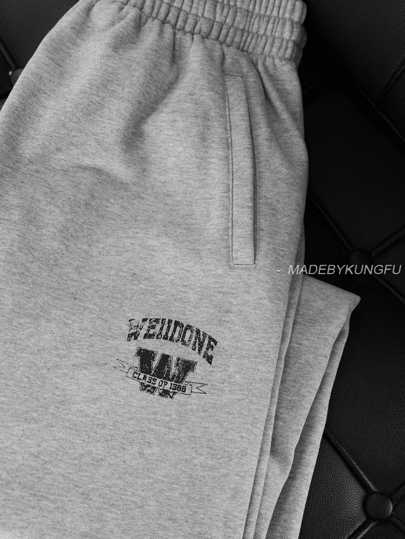 【A+ Item ID 8360 WE11DONE-“ Custom Dyed Gray Fabric ” Early Autumn College Element Loos - Image 31